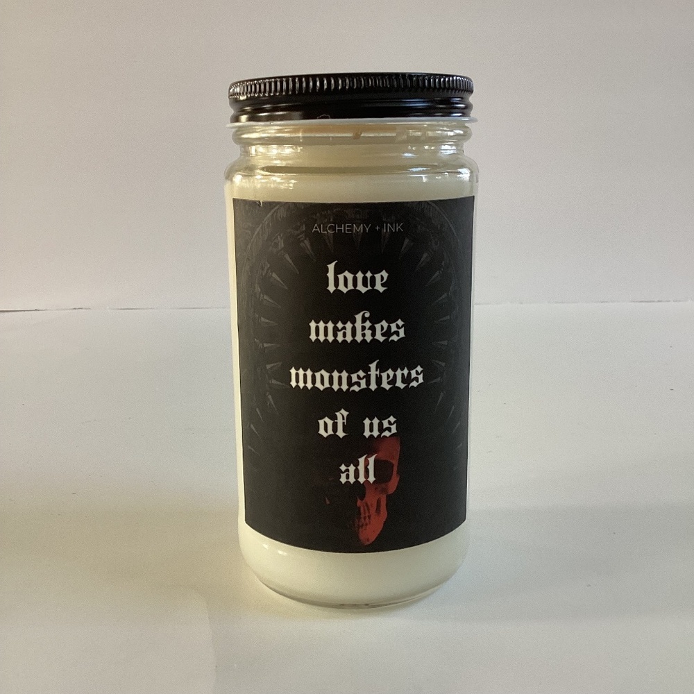 Alchemy and Ink Love Makes Monsters Of US All Candle Halloween Rare